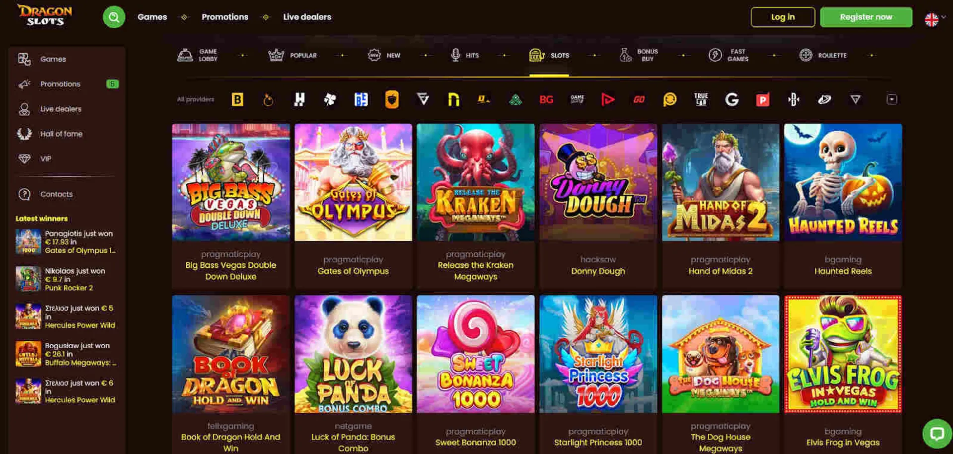 Melhores casinos online com bónus de registo